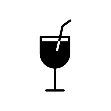 içeçek vektör düz simgesi