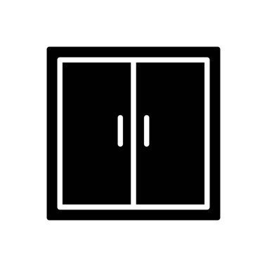 vektör düz simgesini kapat