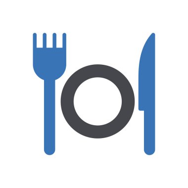 utensils vektör renk simgesi