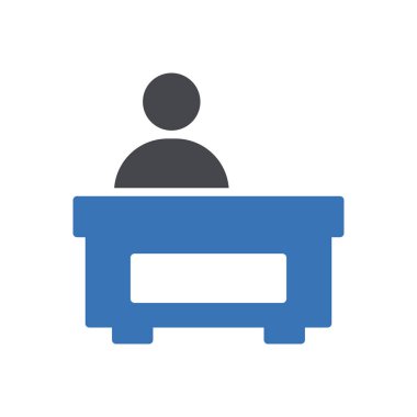 Otel vektör renk simgesi