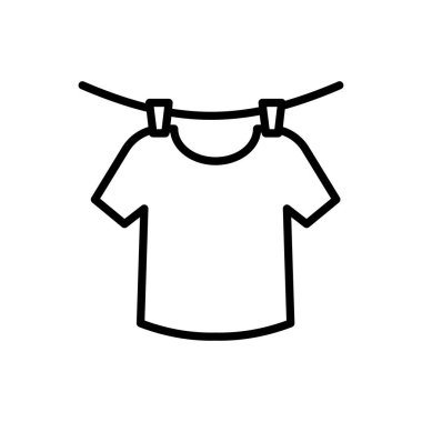 asma vektör ince çizgi simgesi