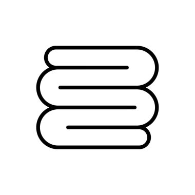 kule vektörü ince çizgi simgesi