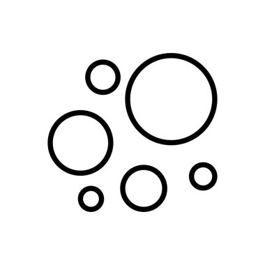 sabun vektörü ince çizgi simgesi