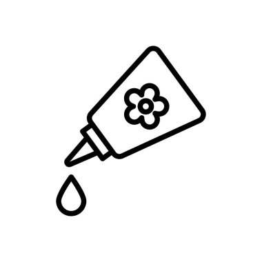 Kumaş vektörü ince çizgi simgesi