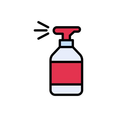 sabun vektörü renk çizgisi simgesi