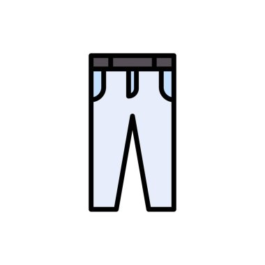 panant vektör renk çizgisi simgesi