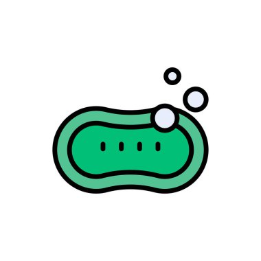 Deterjan vektör renk çizgisi simgesi