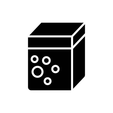 kabarcık vektörü düz simgesi