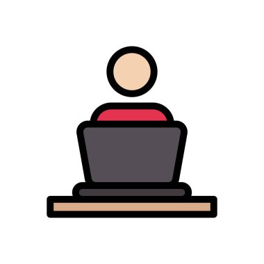 çevrimiçi vektör renk çizgisi simgesi