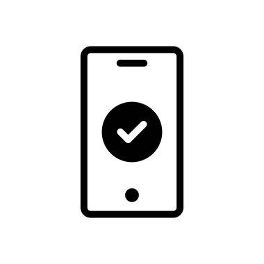 telefon vektörü simgesi düz simgesi