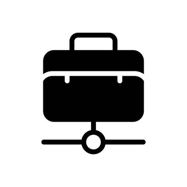 Portföy vektör düz simge