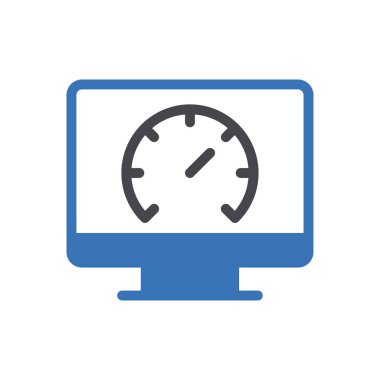 Vektör kabartma renk simgesini ölç