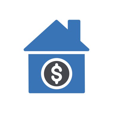 Dolar vektör renk simgesi