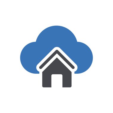 ev vektörü renk simgesi