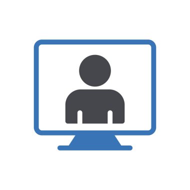 profil vektör renk simgesi