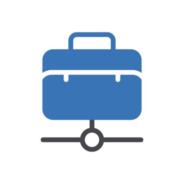 Portföy vektör renk simgesi