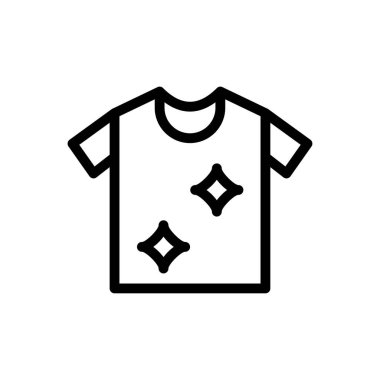 çamaşır vektörü ince çizgi simgesi