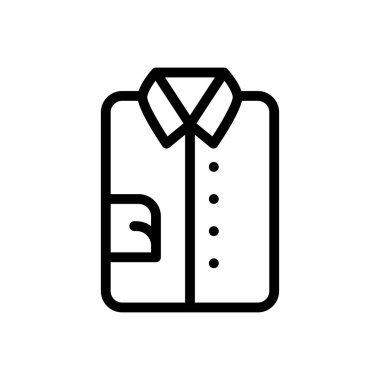 elbise vektörü ince çizgi simgesi