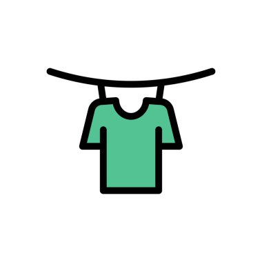 kuru vektör renk çizgisi simgesi