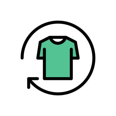 temizleme vektörü renk çizgisi simgesi