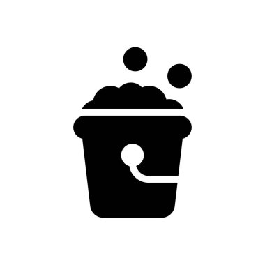 sabun vektörü düz simgesi