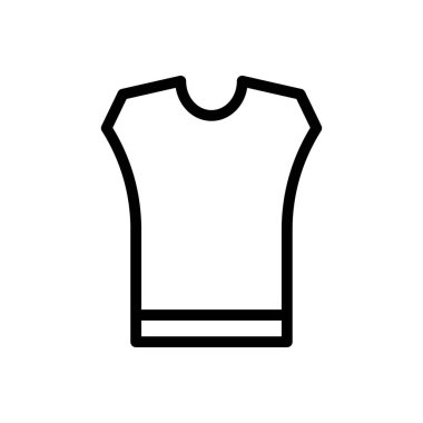 Kumaş vektörü ince çizgi simgesi