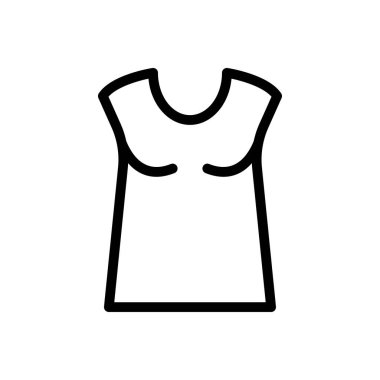 Kumaş vektörü ince çizgi simgesi