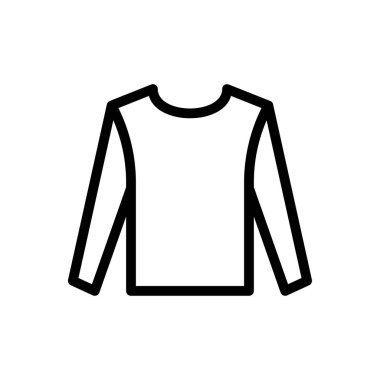 Kumaş vektörü ince çizgi simgesi