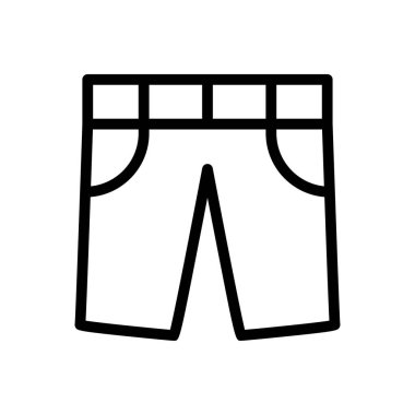 Kumaş vektörü ince çizgi simgesi