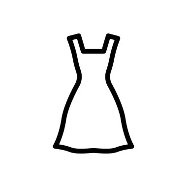 Kumaş vektörü ince çizgi simgesi