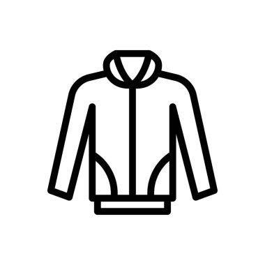 Kumaş vektörü ince çizgi simgesi