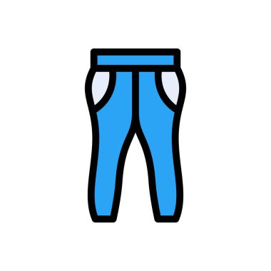 panant vektör renk çizgisi simgesi