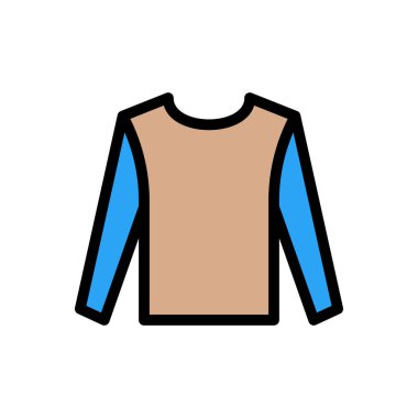 Kumaş vektör renk çizgisi simgesi