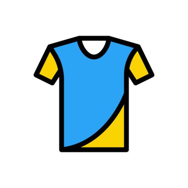 Kumaş vektör renk çizgisi simgesi