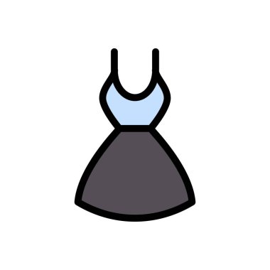 Kumaş vektör renk çizgisi simgesi