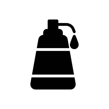 El yıkama vektör simgesi düz simge