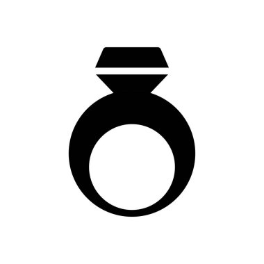 Elmas vektör düz simge