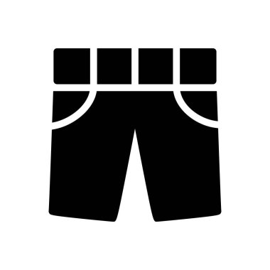 Kumaş vektör simgesi düz simge