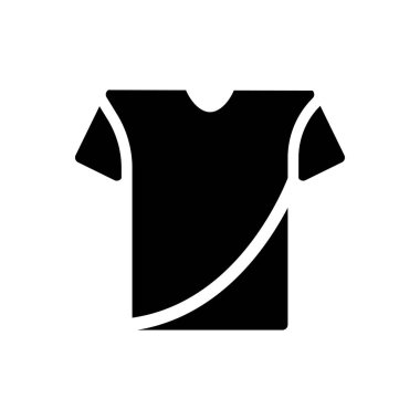 Kumaş vektör simgesi düz simge