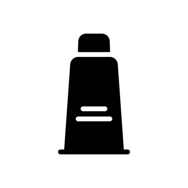 krem vektör düz simge