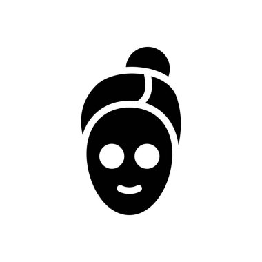 Masaj vektörü düz simgesi