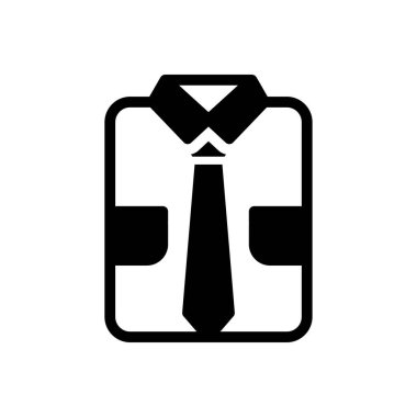 gömlek vektör düz simge