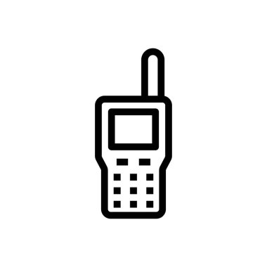 telefon vektörü ince çizgi simgesi