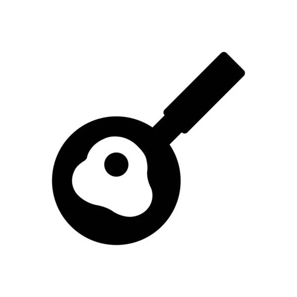 Egg Vector Glyph Flat Icon — Stock Vector