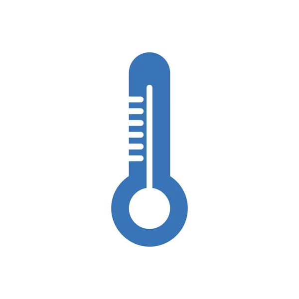 Thermometer Vector Glyph Color Icon — Stock Vector