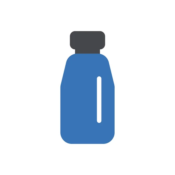 Fles Vector Glyph Kleur Pictogram — Stockvector