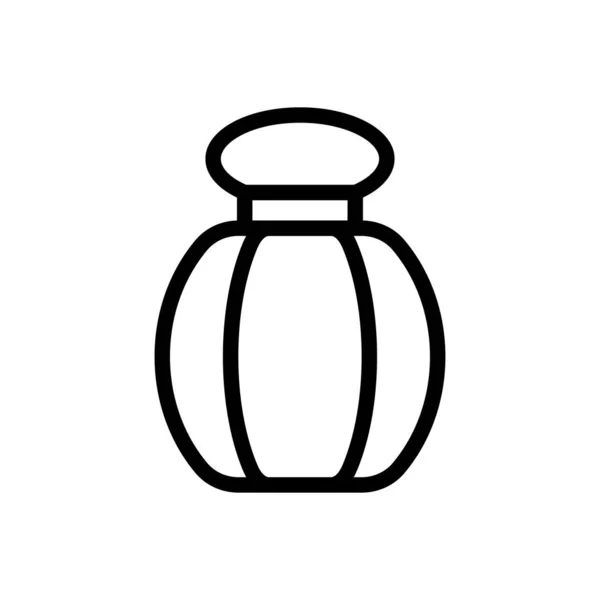 Perfume Vector Delgada Línea Icono — Archivo Imágenes Vectoriales