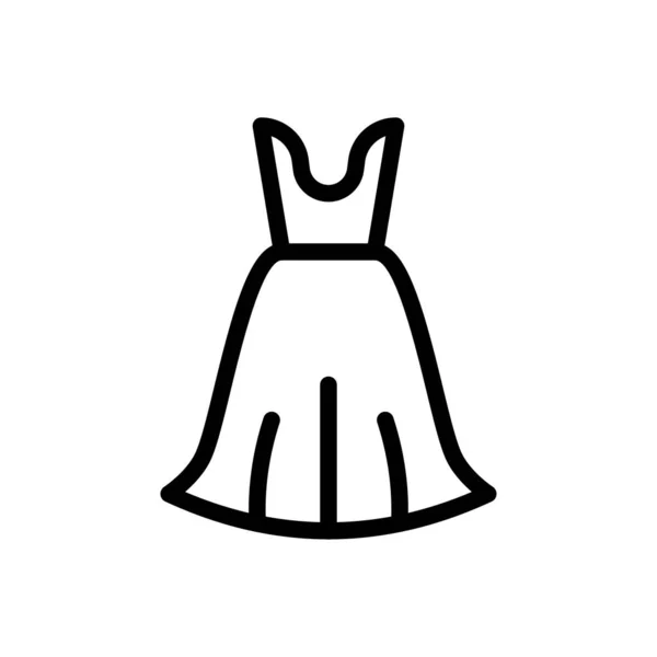 Doek Vector Dunne Lijn Pictogram — Stockvector