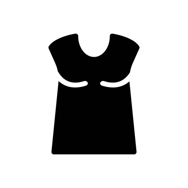Cloth Vector Glyph Flat Icon — Stock Vector