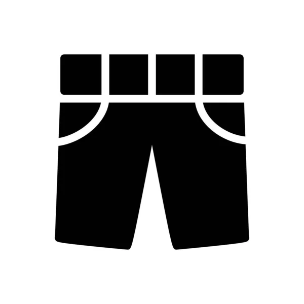 Cloth Vector Glyph Flat Icon — Stock Vector